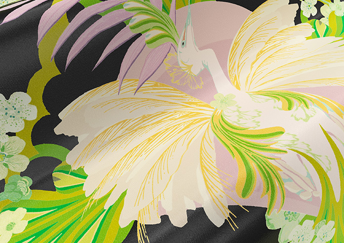 Faded Glamour, Goddess Green Black - Roman Blind - Image 4